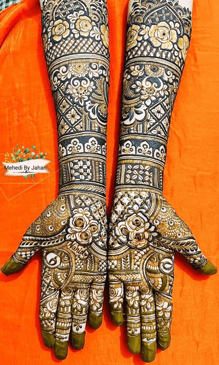 Alluring Henna Modern Bride Henna Design