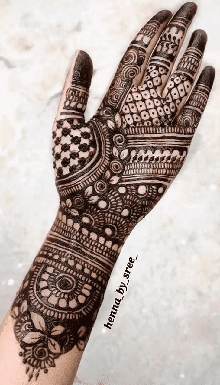 Captivating Henna Modern Bride Henna Design