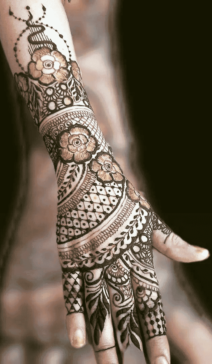 Superb Henna Modern Bride Henna Design