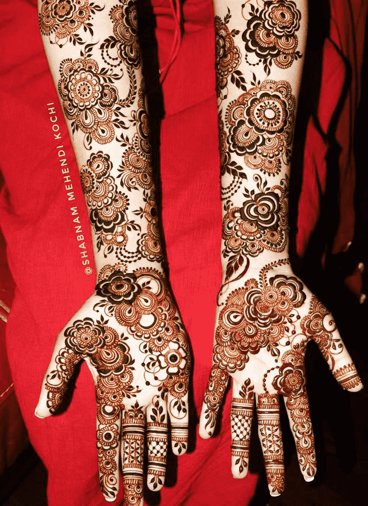 Bewitching Holi Henna Design