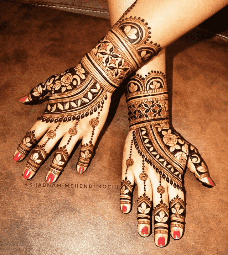 Fair Holi Henna Design