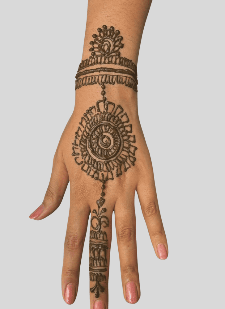 Comely Holiday Henna Design