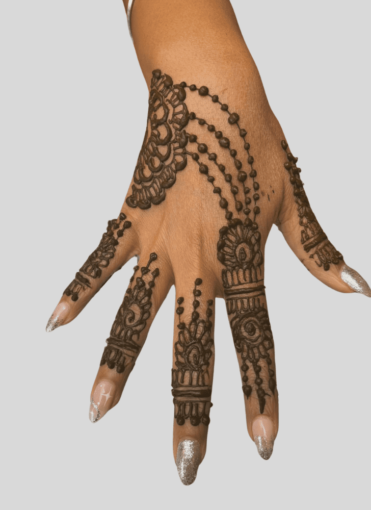 Dazzling Holiday Henna Design