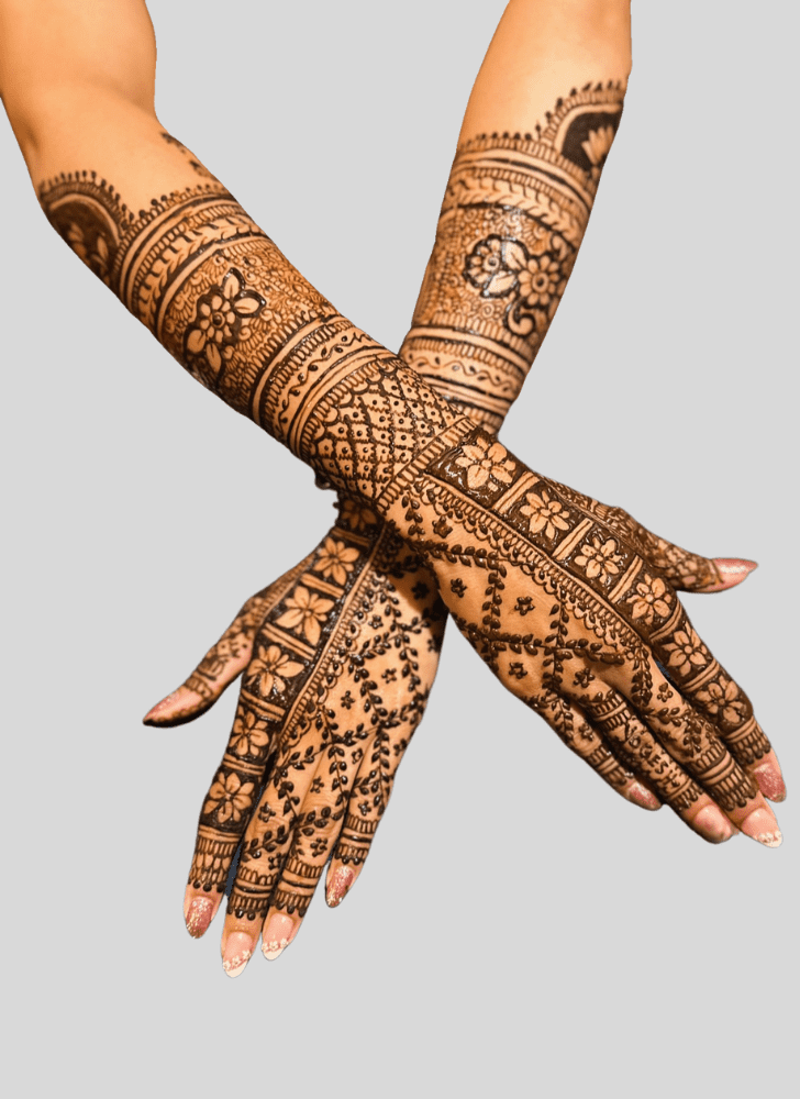 Delightful Holiday Henna Design