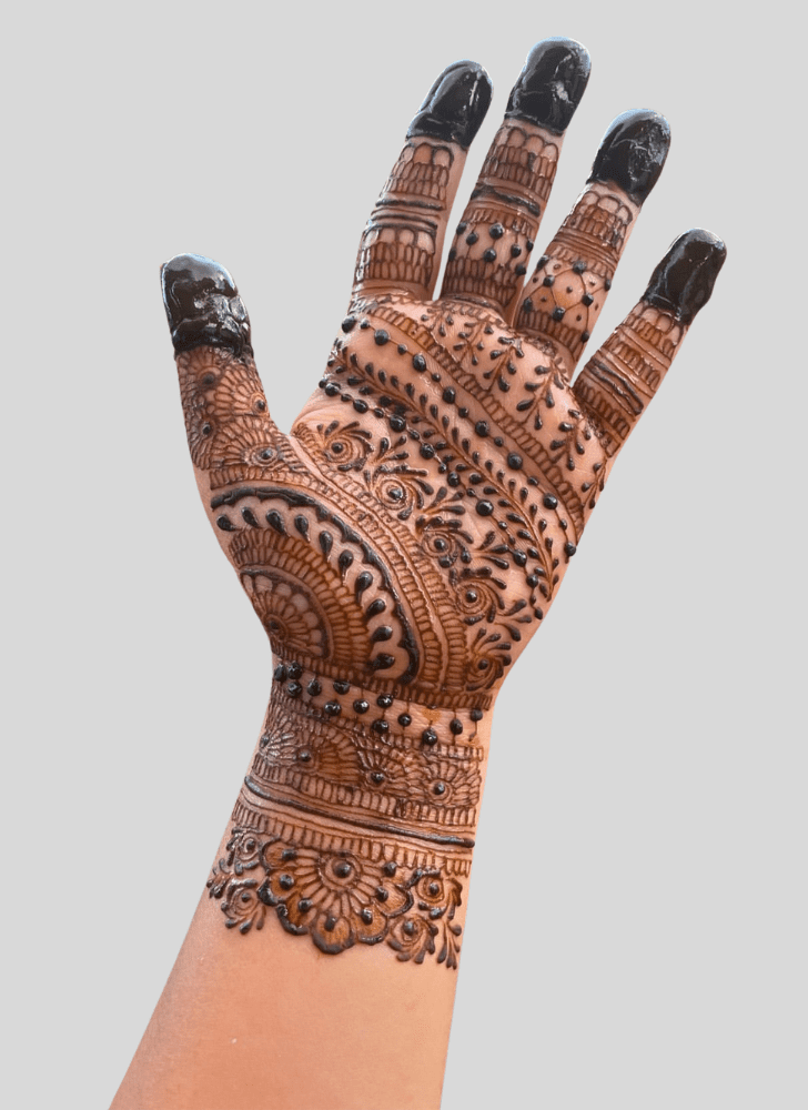 Enthralling Holiday Henna Design