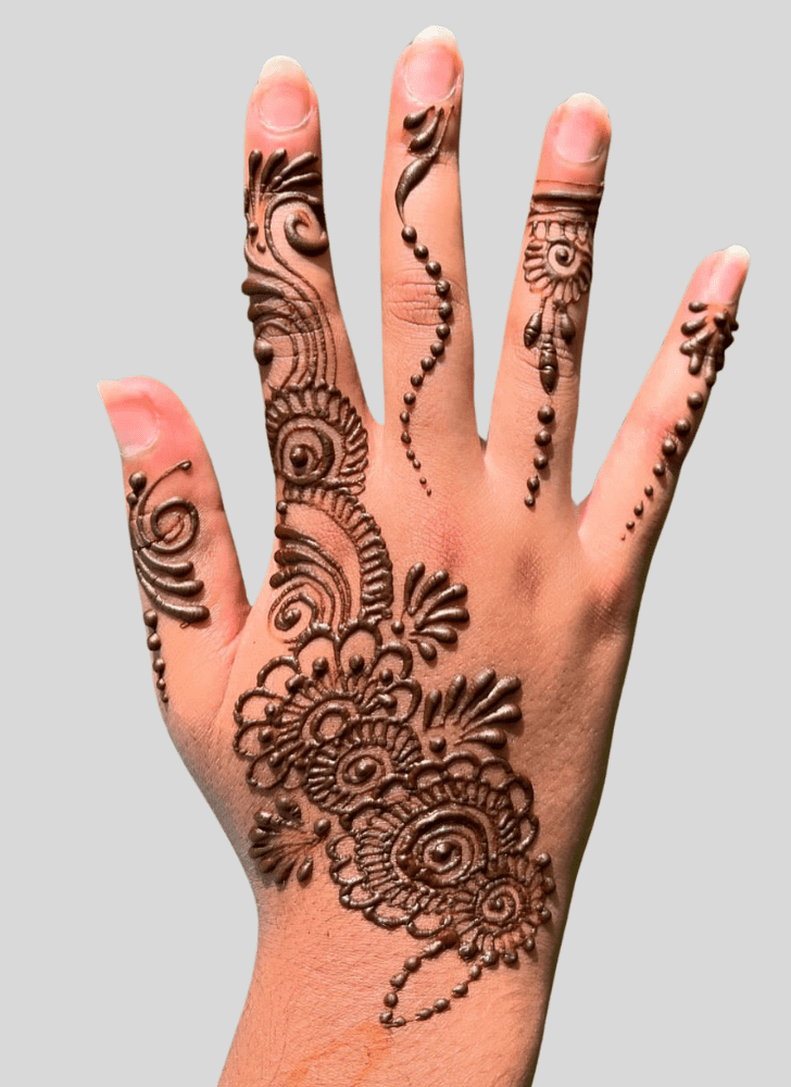 Excellent Holiday Henna Design