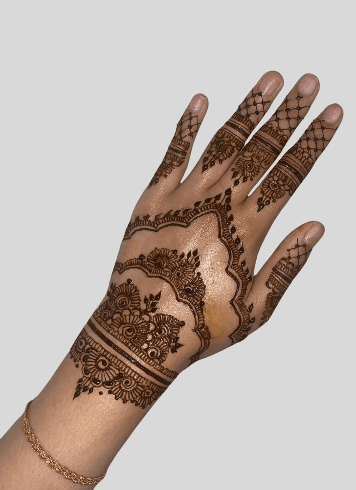 Fetching Holiday Henna Design