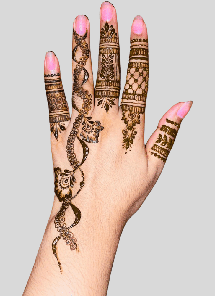 Fine Holiday Henna Design