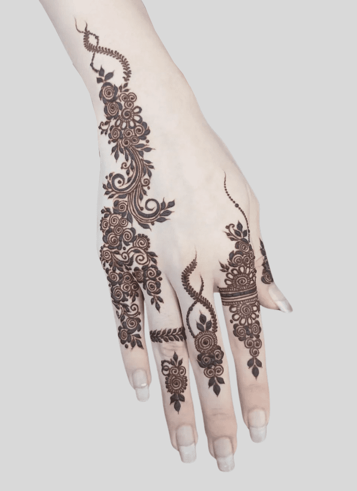 Awesome Holiday Henna Design