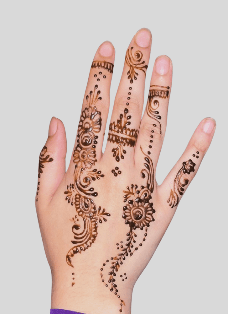 Inviting Holiday Henna Design