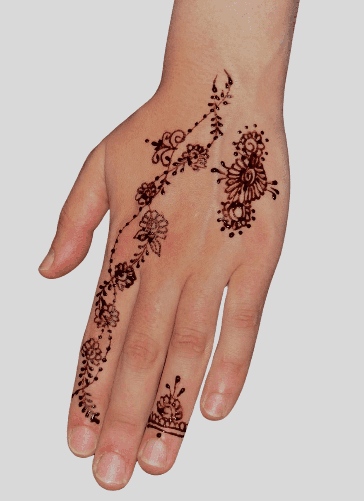 Magnetic Holiday Henna Design