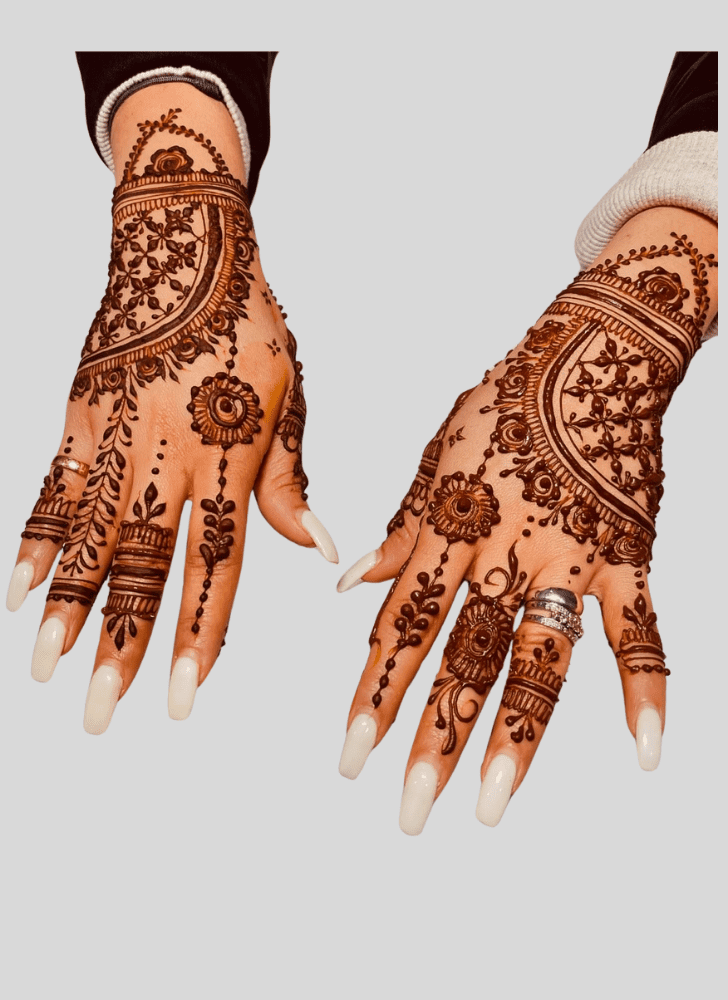 Magnificent Holiday Henna Design