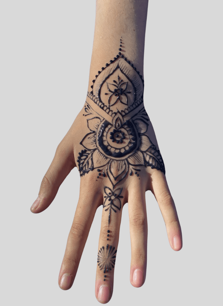 Nice Holiday Henna Design