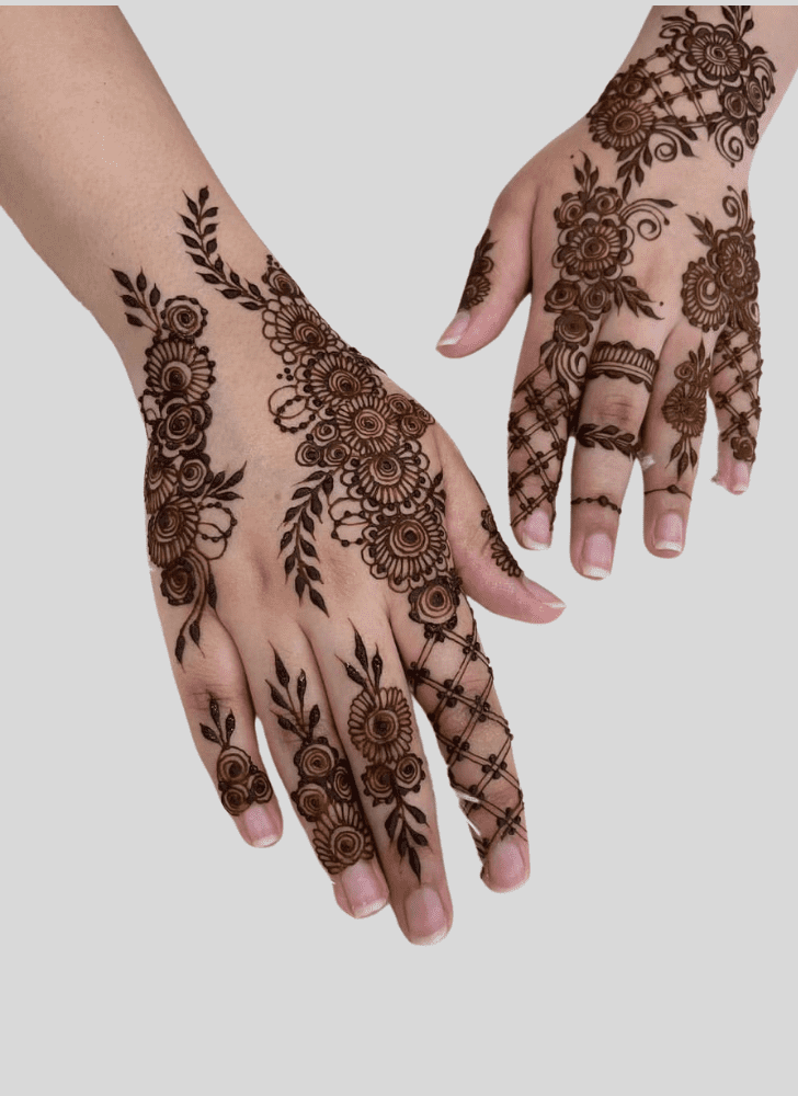 Stunning Holiday Henna Design