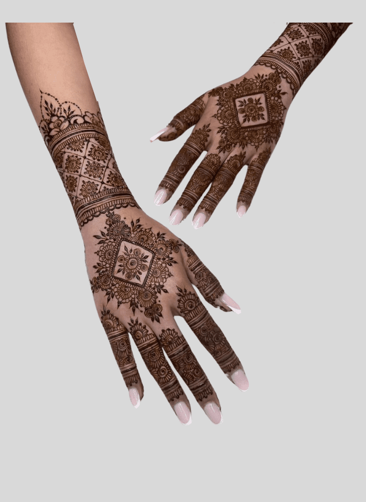 Superb Holiday Henna Design