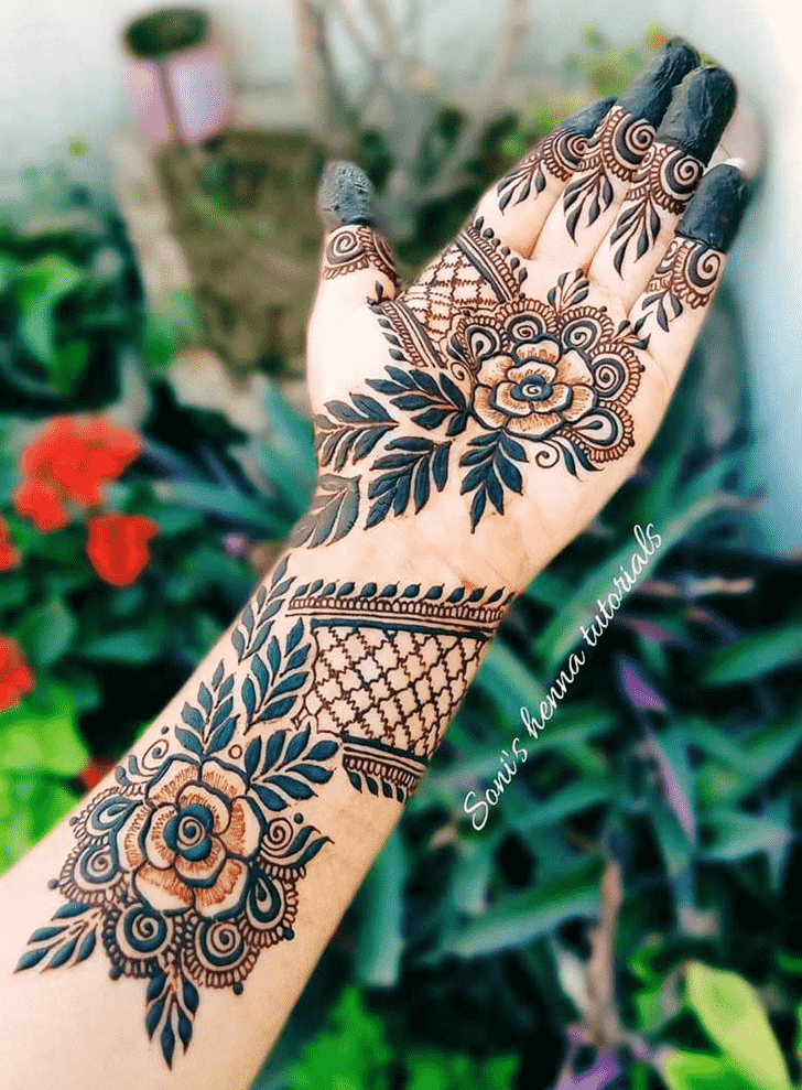 Refined Illinois Henna Design