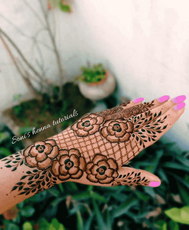 Resplendent Illinois Henna Design