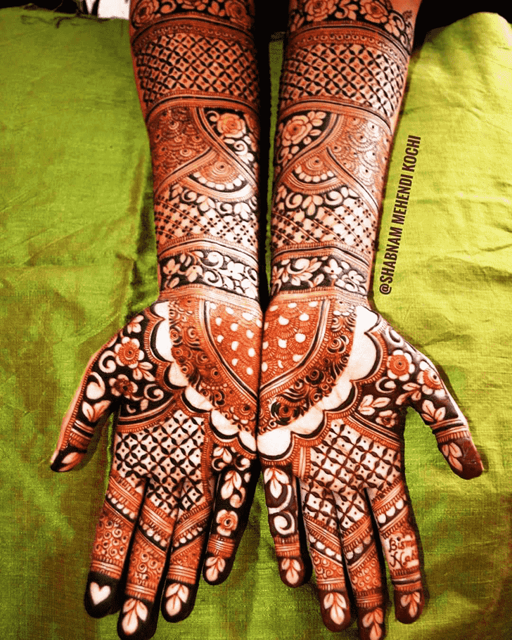 Angelic Indian Henna design
