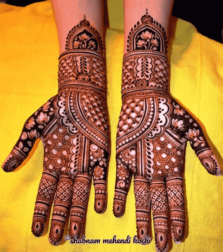 Radiant Indian Henna design