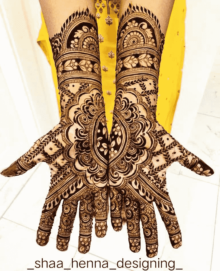 Beauteous Indo Arabic Henna Design