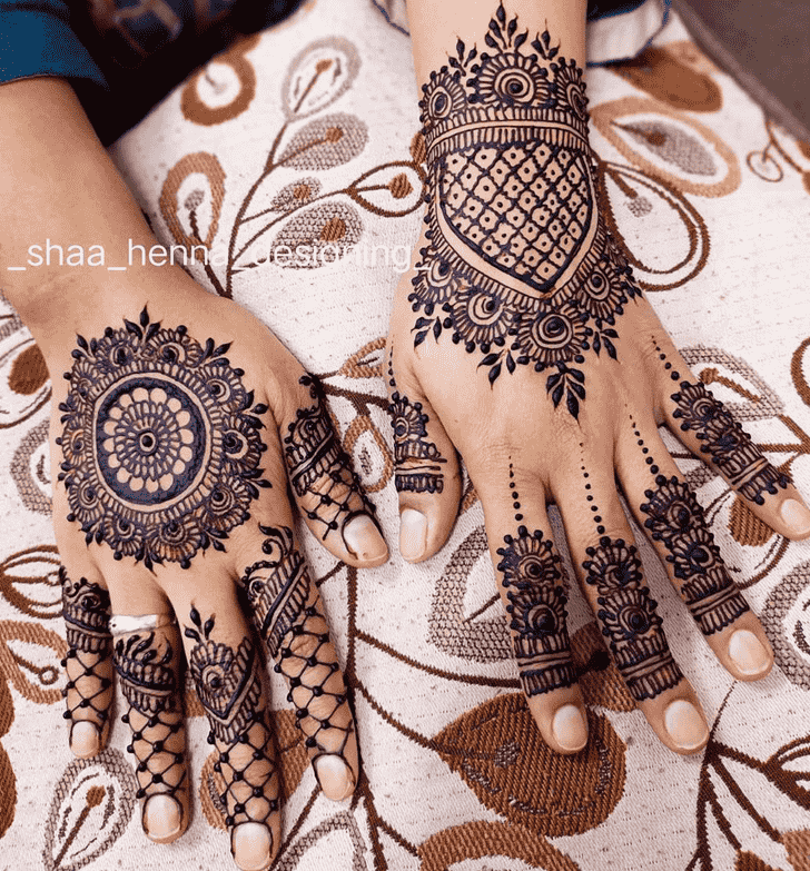 Comely Indo Arabic Henna Design