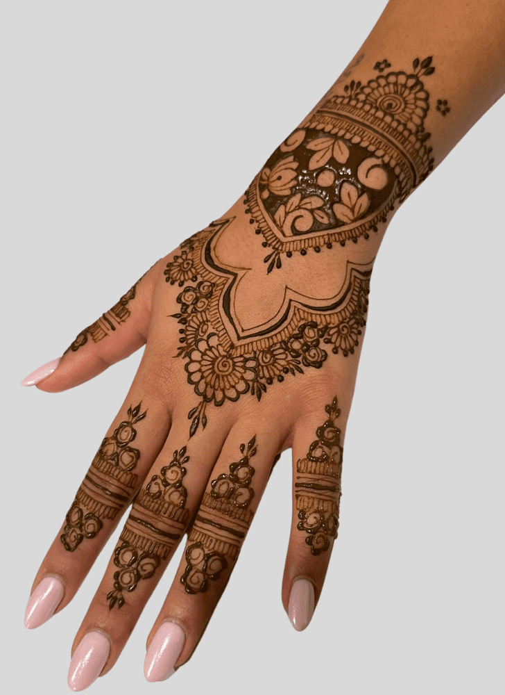 Delicate Innovative Henna Design