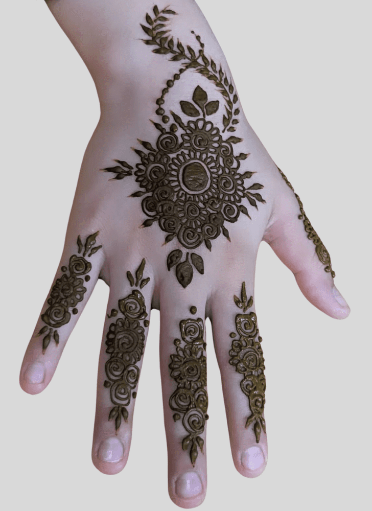 Refined Innovative Henna Design