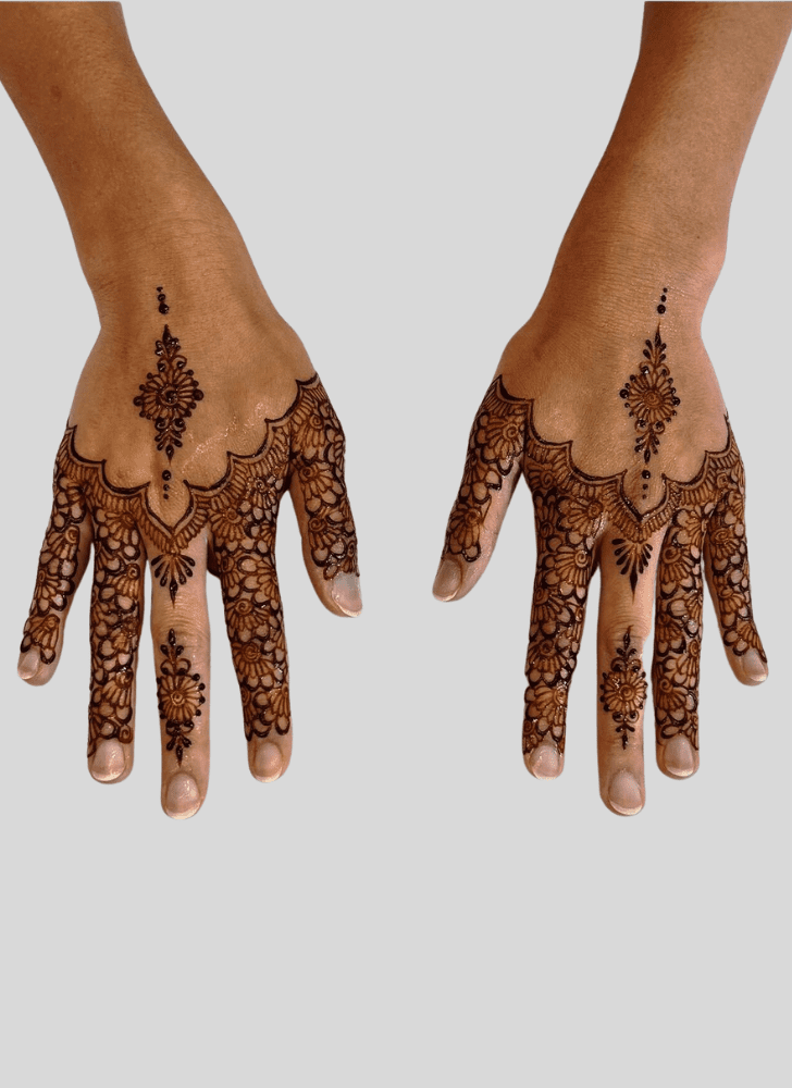 Dazzling Interesting Henna Design