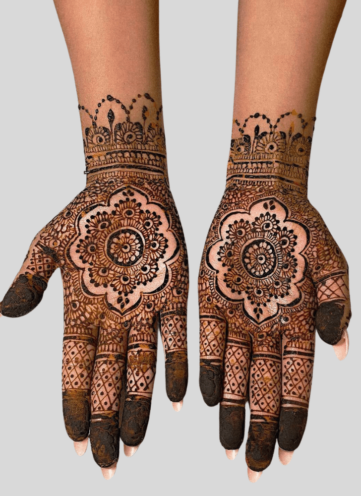 Elegant Interesting Henna Design