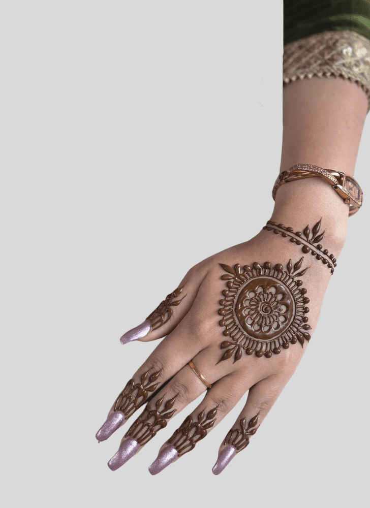 Good Looking Interesting Henna Design