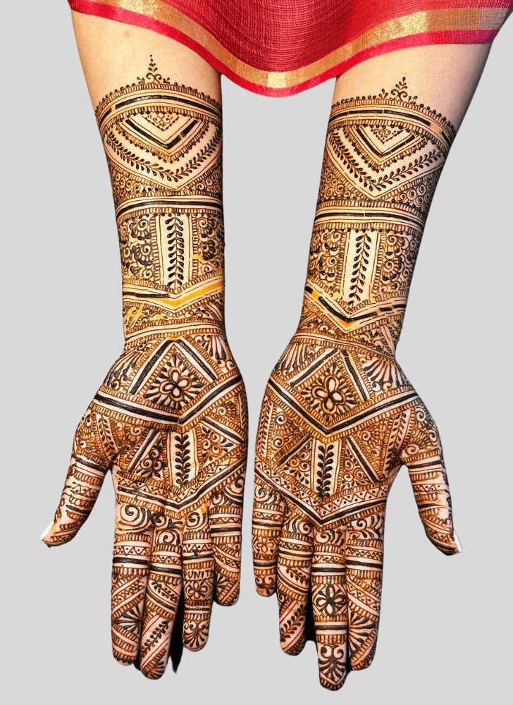 Graceful Interesting Henna Design