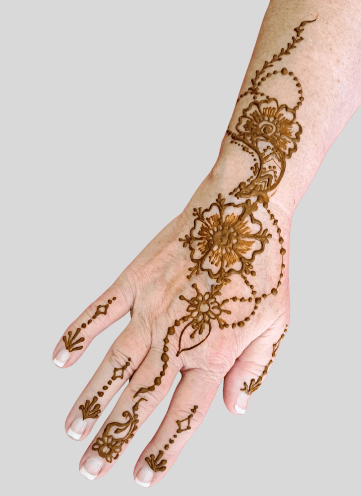 Ideal Interesting Henna Design