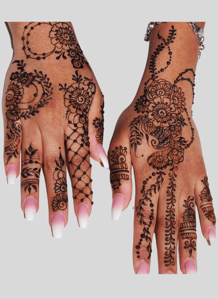 Magnetic Interesting Henna Design