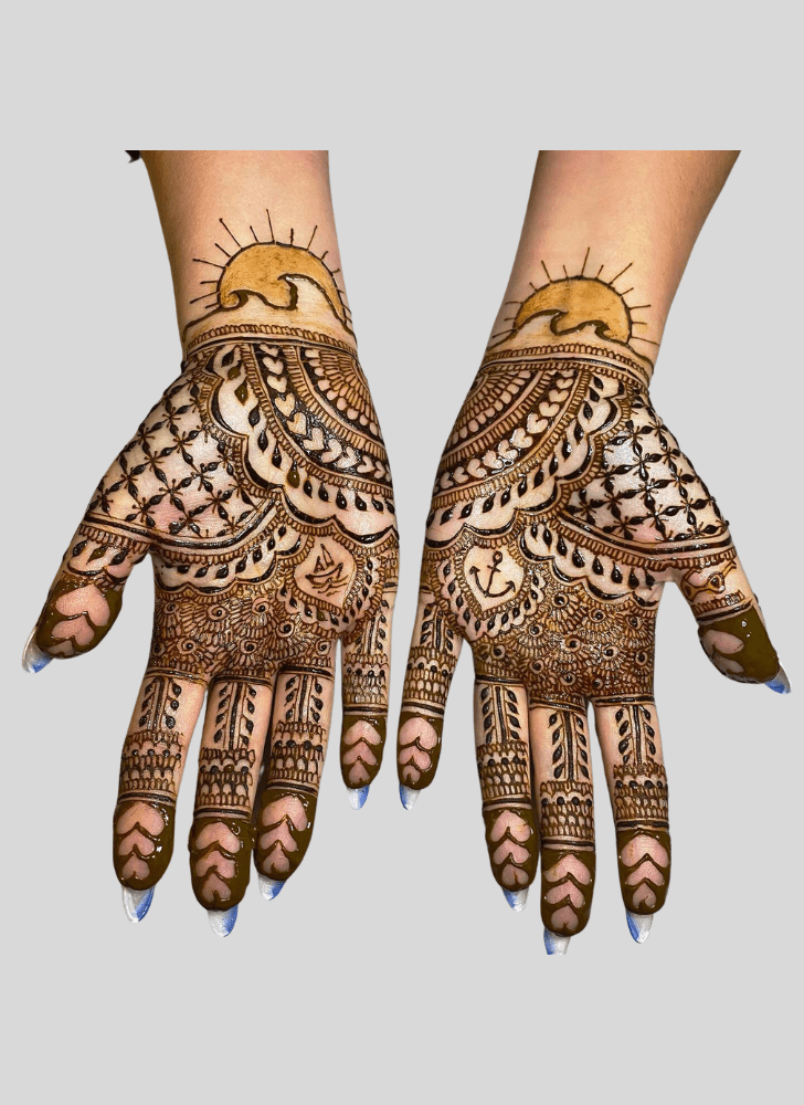 Magnificent Interesting Henna Design