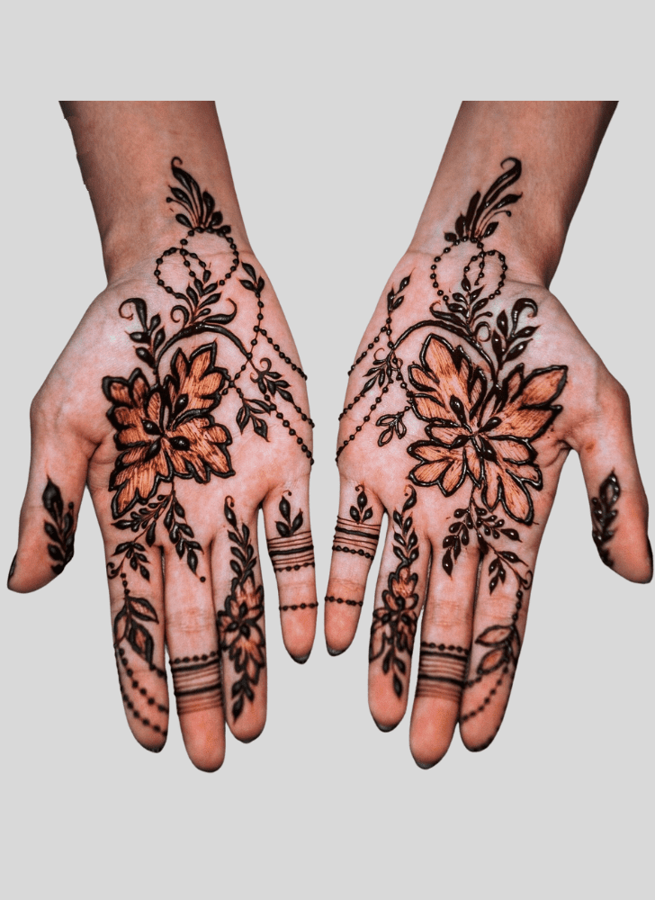 Pretty Interesting Henna Design