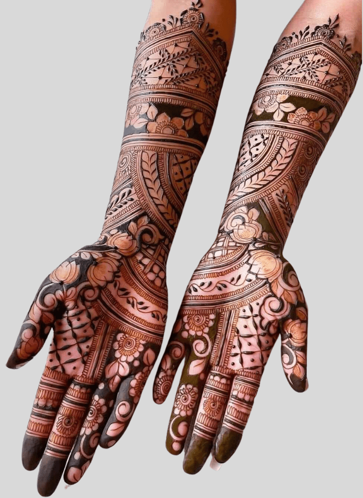 Stunning Interesting Henna Design