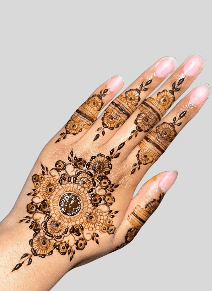 Comely Intricate Henna Design