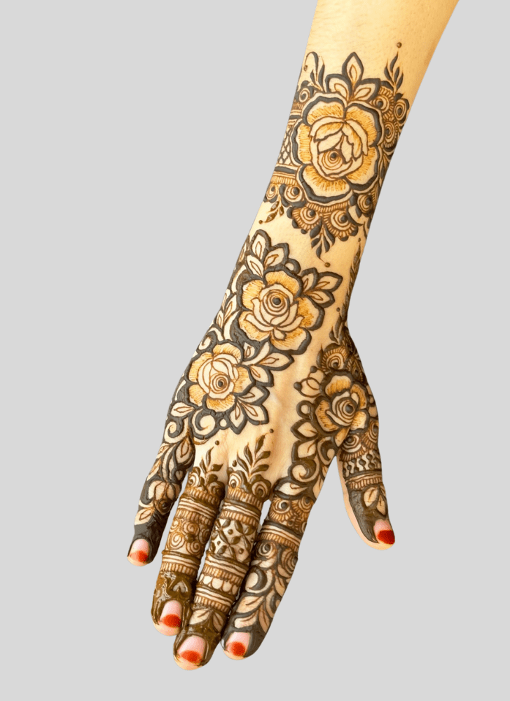 Awesome Intricate Henna Design