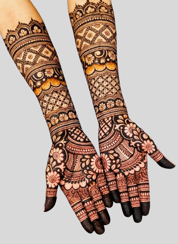 Dazzling Intricate Henna Design