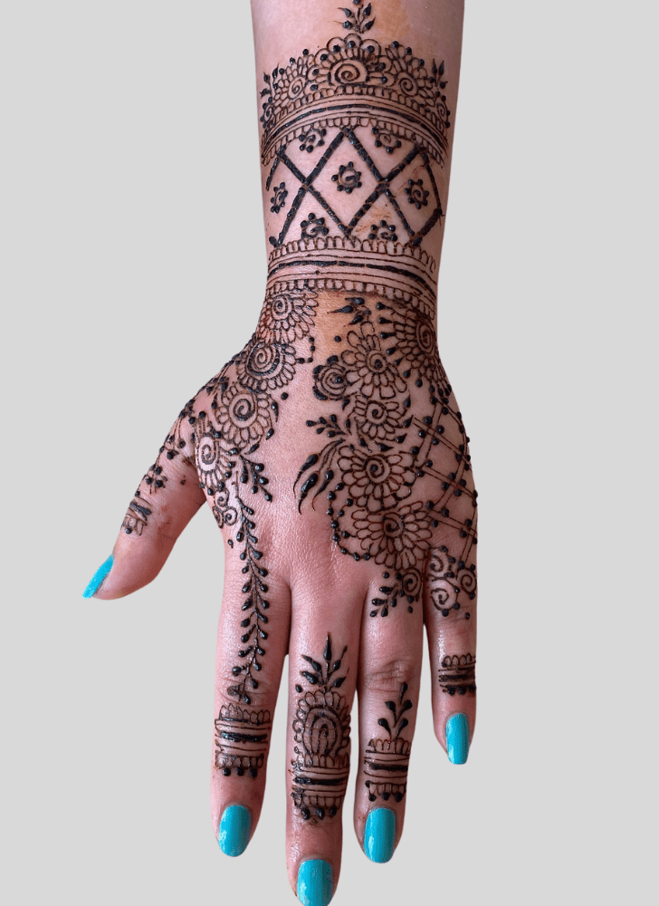 Delicate Intricate Henna Design