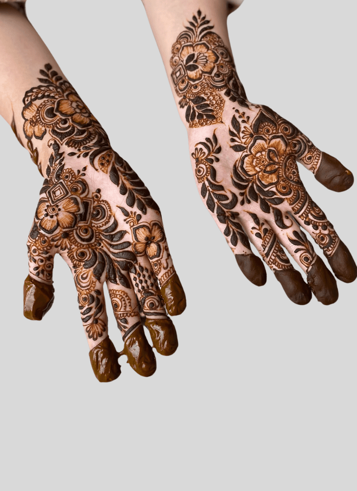 Delightful Intricate Henna Design