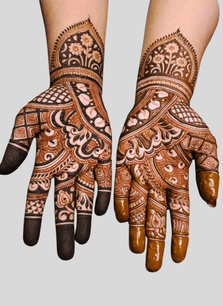 Enticing Intricate Henna Design