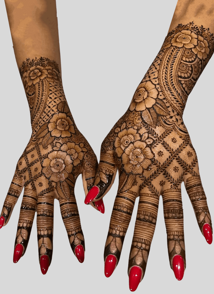 Ideal Intricate Henna Design