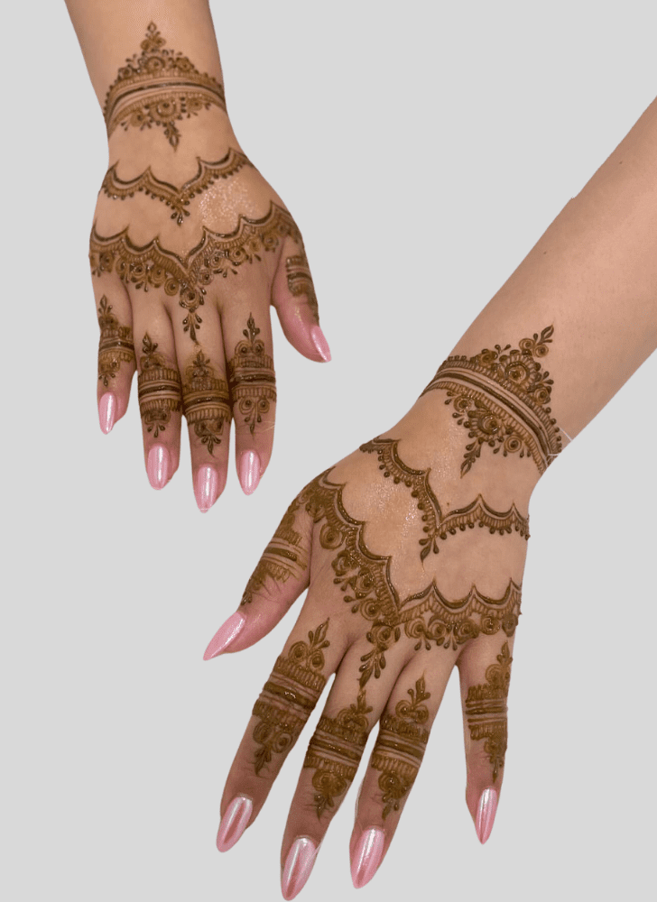 Magnetic Intricate Henna Design