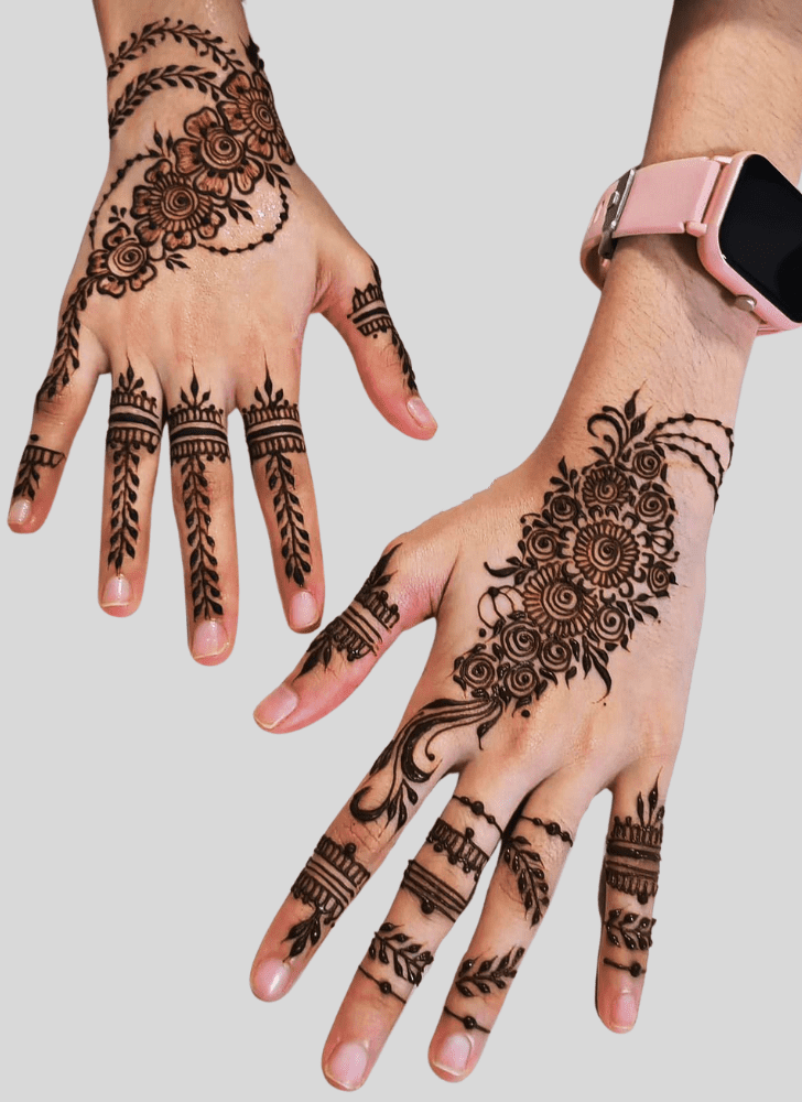 Marvelous Intricate Henna Design