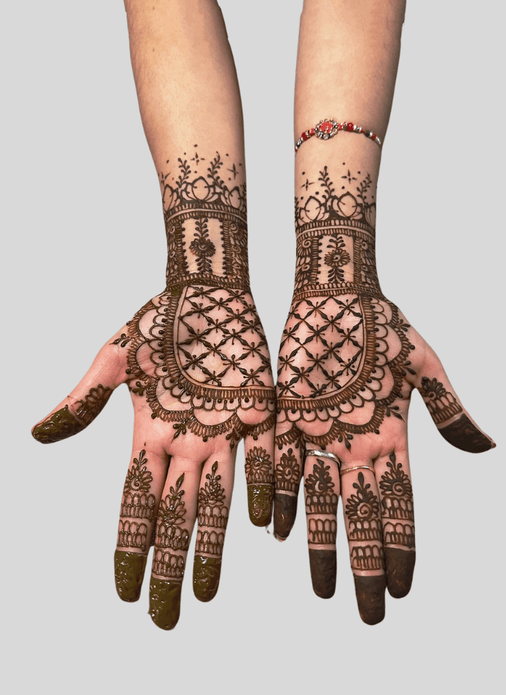 Pleasing Intricate Henna Design