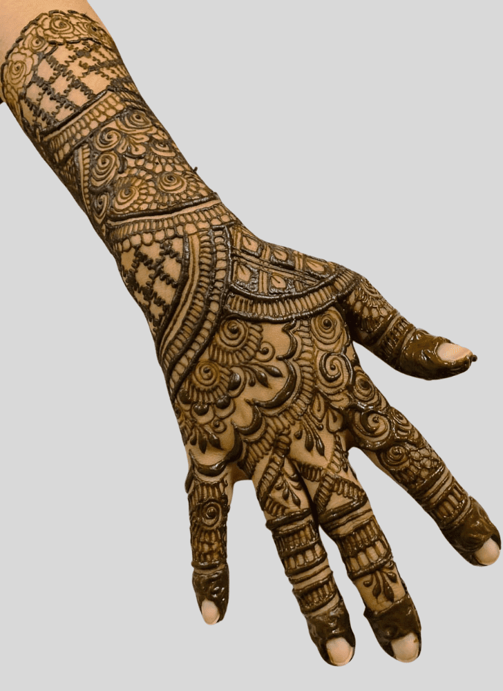 Pretty Intricate Henna Design