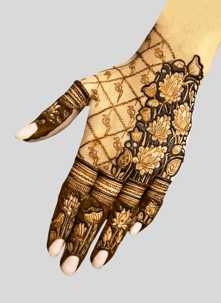 Refined Intricate Henna Design