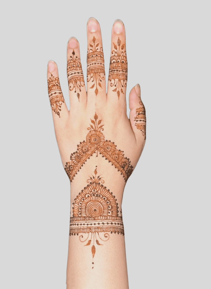 Slightly Intricate Henna Design