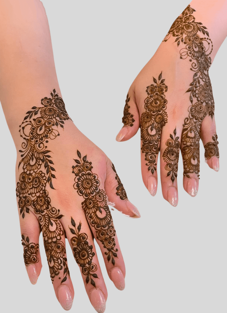 Splendid Intricate Henna Design